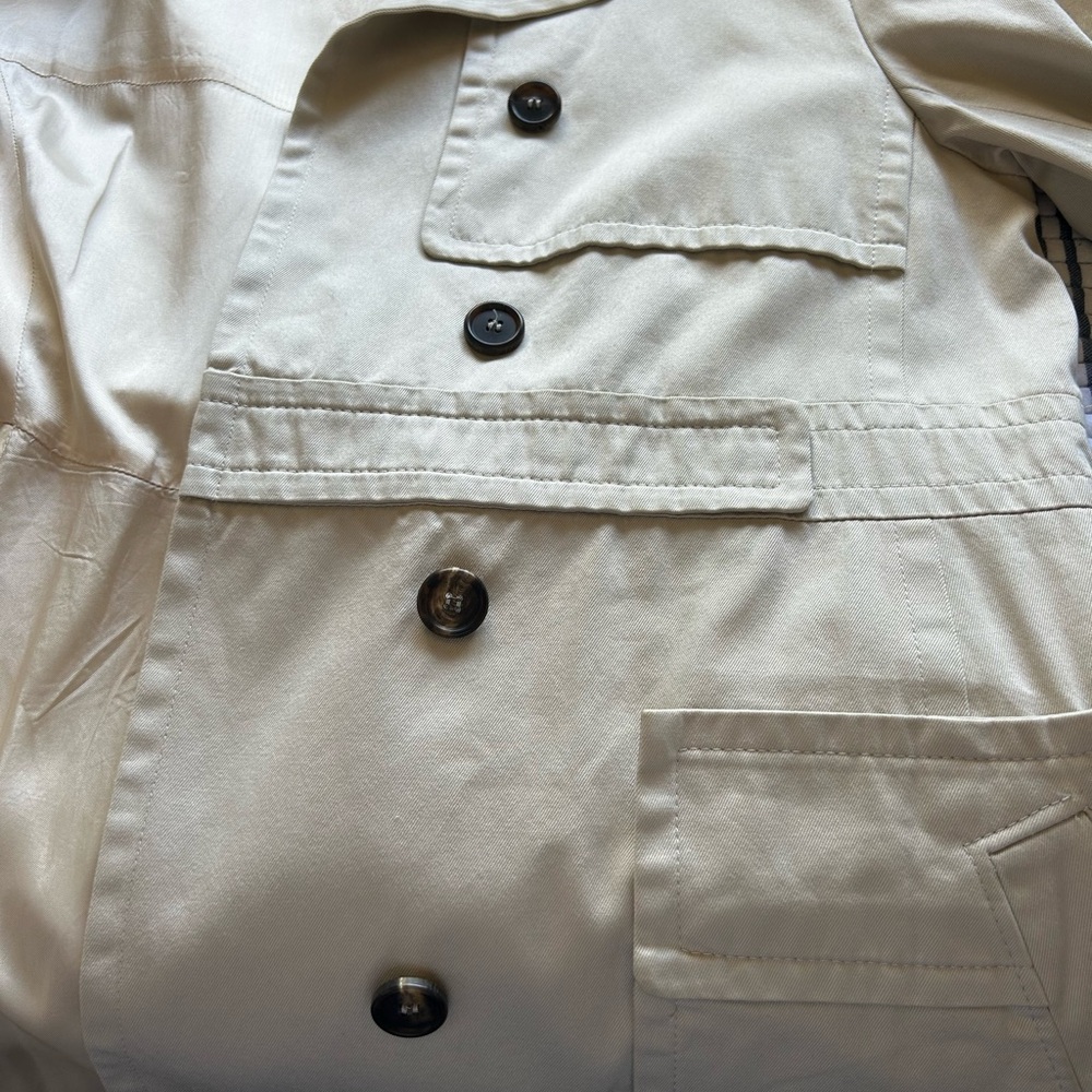 VTG Yves Saint Laurent Rive Gauche Belted Trench Coat
Made In France Designer - Picture 9 of 12
